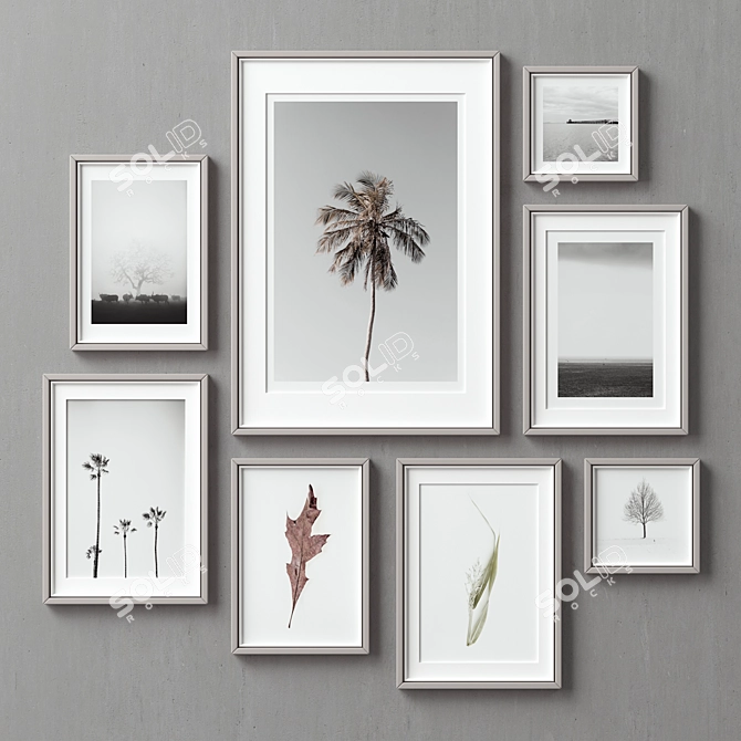  Versatile Picture Frames Set 3D model image 3