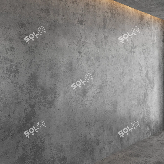 Decorative Concrete: High-Quality Textures & Materials 3D model image 2