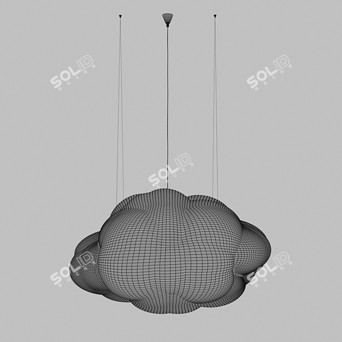 Dreamy Cloud Lamp 3D model image 2