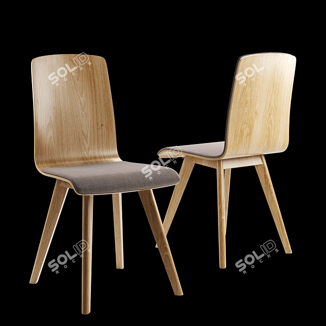 LINO FG DESIGN A-1602/1605 - Stylish 3D Chair 3D model image 1