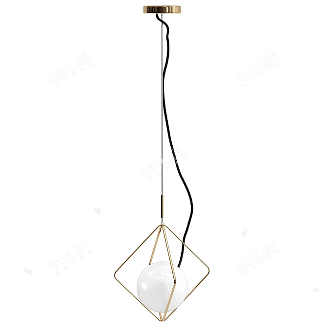 ADAMAS Pendant Light: Modern Design for Perfect Illumination 3D model image 1