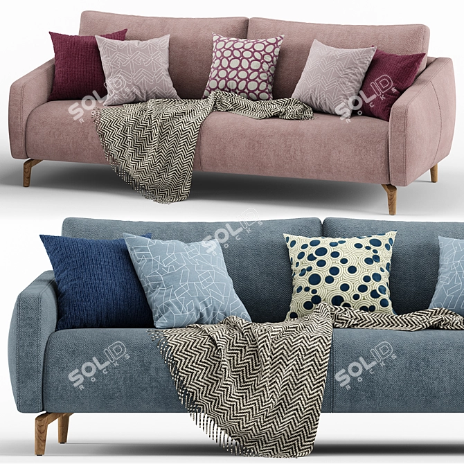 Modern Finland Sofa - Calligaris 3D model image 1