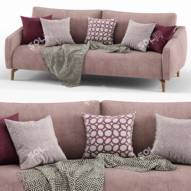 Modern Finland Sofa - Calligaris 3D model image 2
