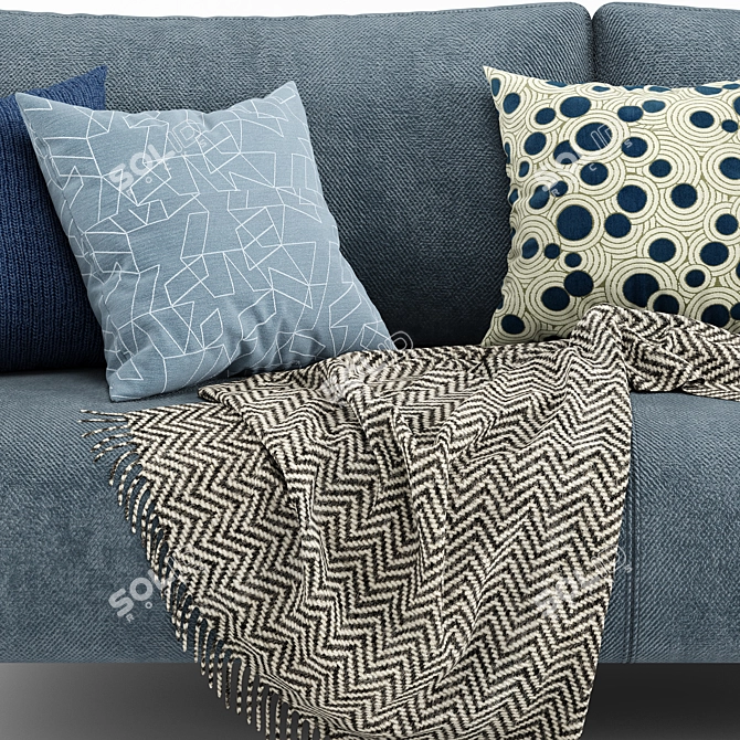 Modern Finland Sofa - Calligaris 3D model image 4