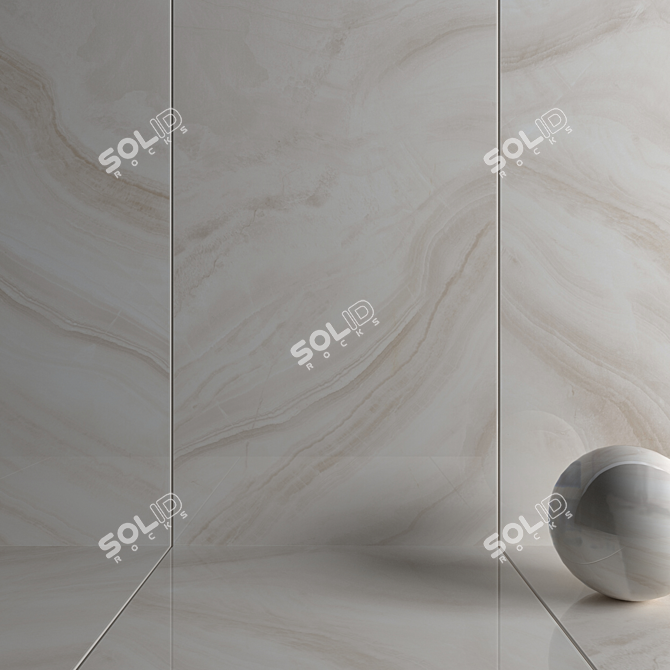 Morena Beige Wall Tiles: Multi-texture, High-quality 3D Model 3D model image 3