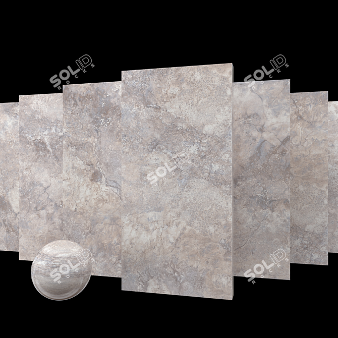 Luxury Marble Villa Set: Ottomano Collection 3D model image 1