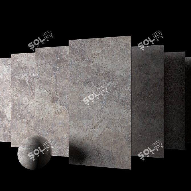 Luxury Marble Villa Set: Ottomano Collection 3D model image 2