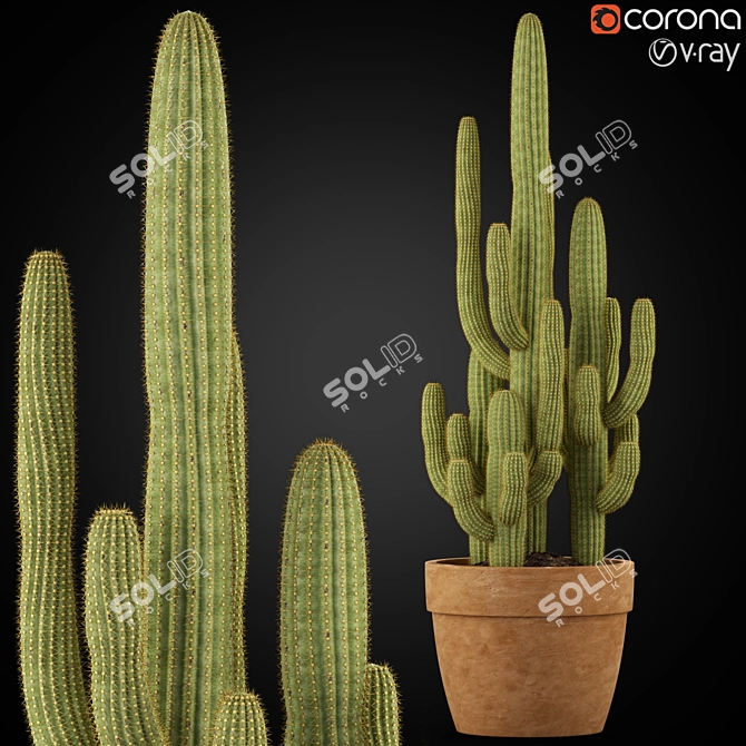 Exquisite Plant Set: Collection 254 3D model image 1