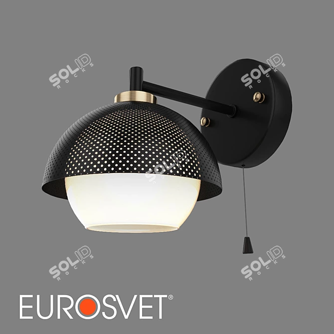 Nocciola Loft Style Wall Sconce 3D model image 1