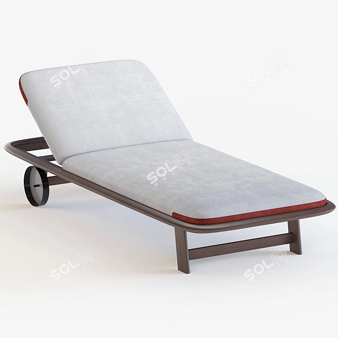 10th Tellaro Sun Lounger: Sleek and Stylish Design 3D model image 3