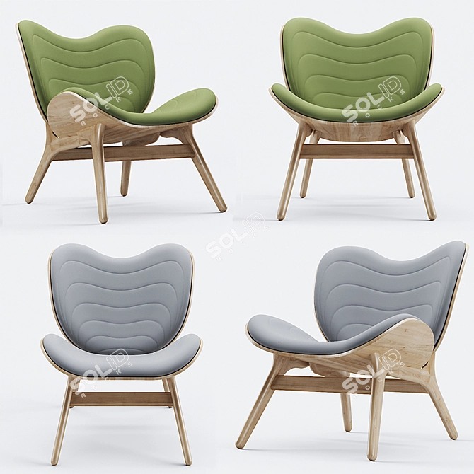 UMAGE Conversation Chair | Versatile & Stylish 3D model image 3