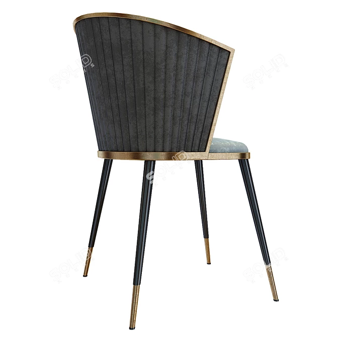Sleek Contemporary Chair - 3dsmax & obj File 3D model image 2