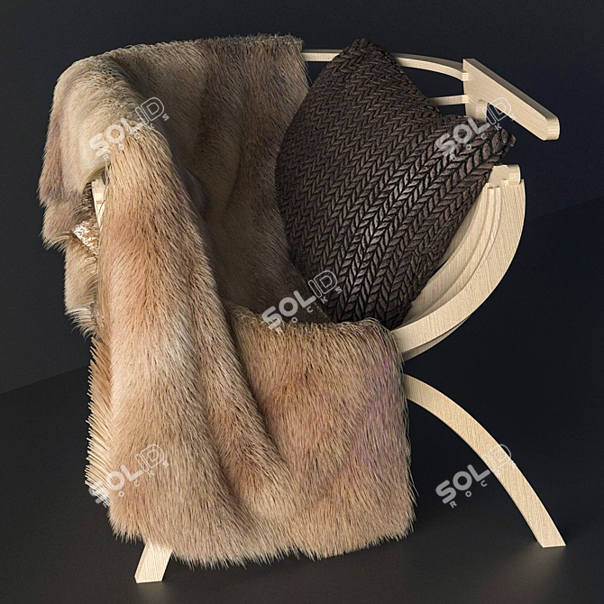 Modern Comfort Chair 3D model image 1