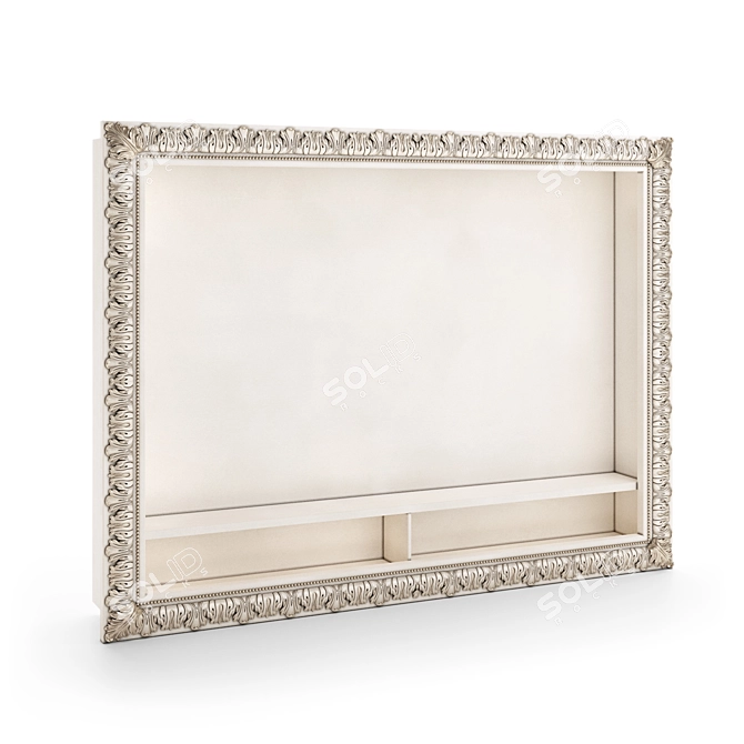 Elegant Handcrafted TV Frame by Romano Home 3D model image 3