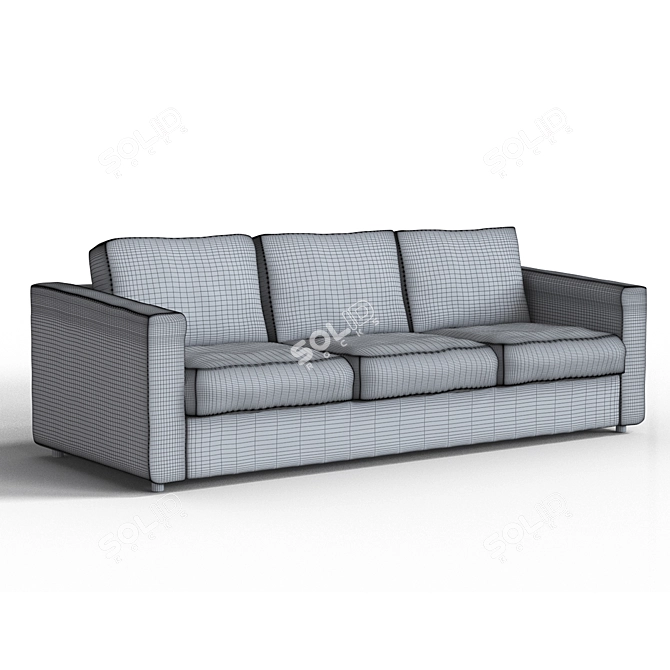 Modern Contemporary Sofa by Ikea 3D model image 2