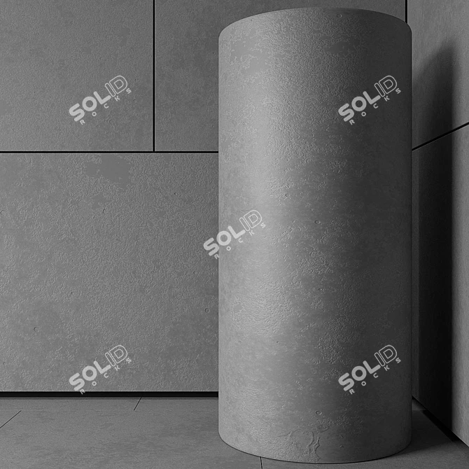 Seamless Concrete Texture Pack 3D model image 2