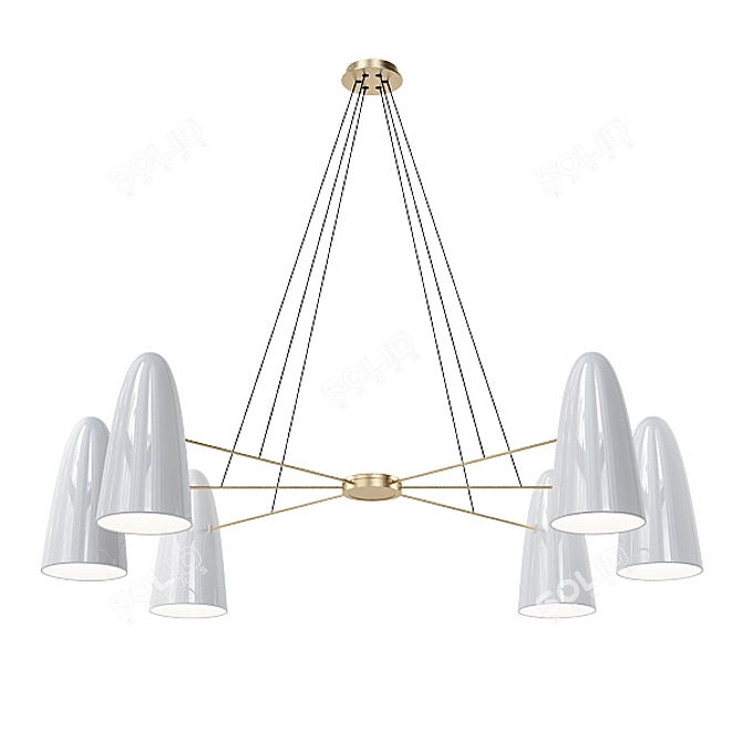 Modern Chandelier Collection 3D model image 4
