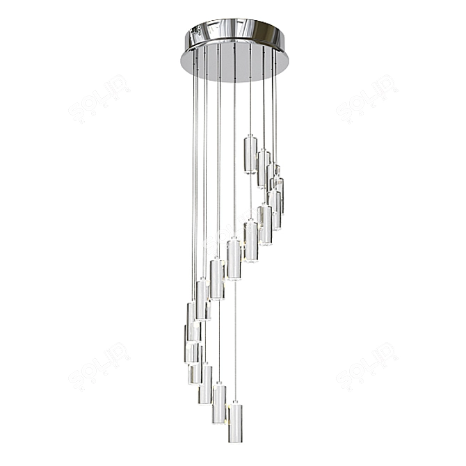 Modern Chandelier Collection 3D model image 5