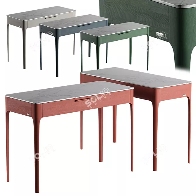 Mara Table: Sleek and Stylish 3D model image 1