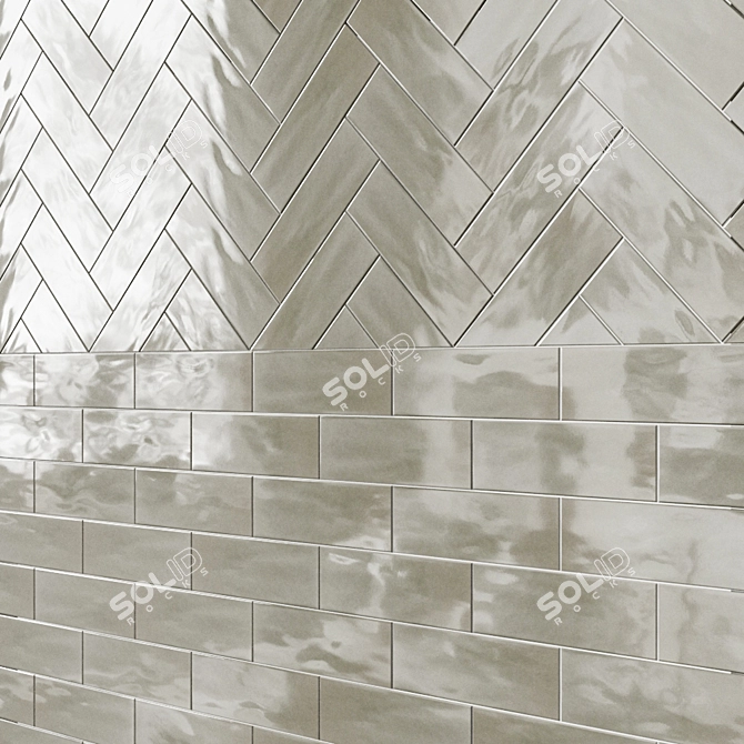 Manhattan Collection: Sleek & Versatile Ceramic Tiles 3D model image 2