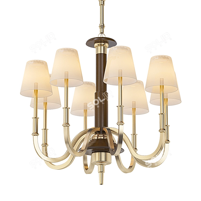 Modern Chandeliers Collection 3D model image 4