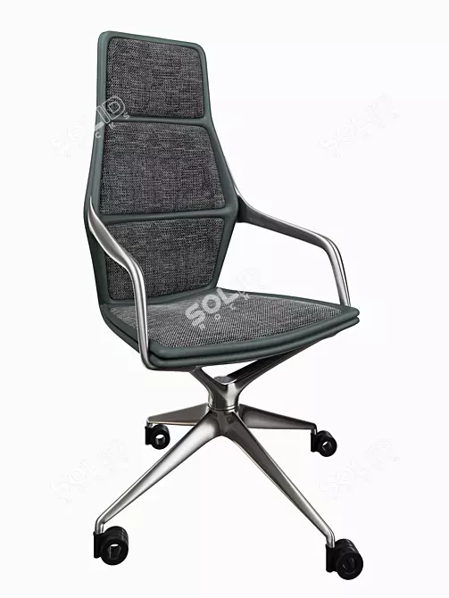 Modern Ray Conference Chair 3D model image 1