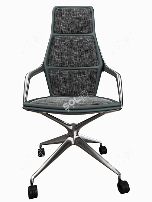 Modern Ray Conference Chair 3D model image 2