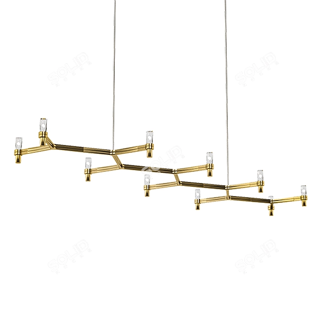 Modern Chandelier Collection 3D model image 5