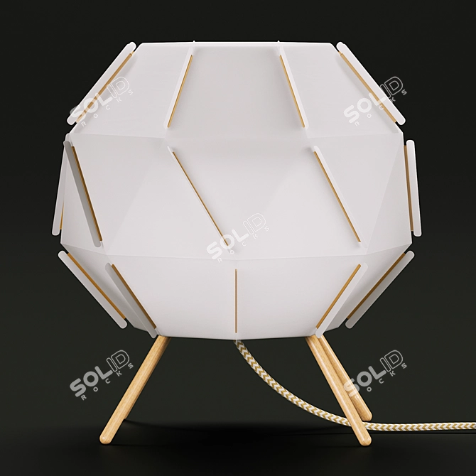 Cozy Glow: Ikea Sjopenna Table Lamp 3D model image 4