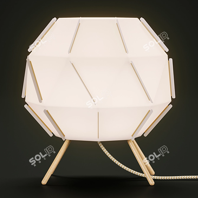 Cozy Glow: Ikea Sjopenna Table Lamp 3D model image 5