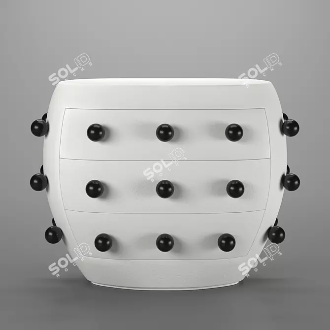 Kelly Wearstler POP Commode: Sleek and Stylish 3D model image 1