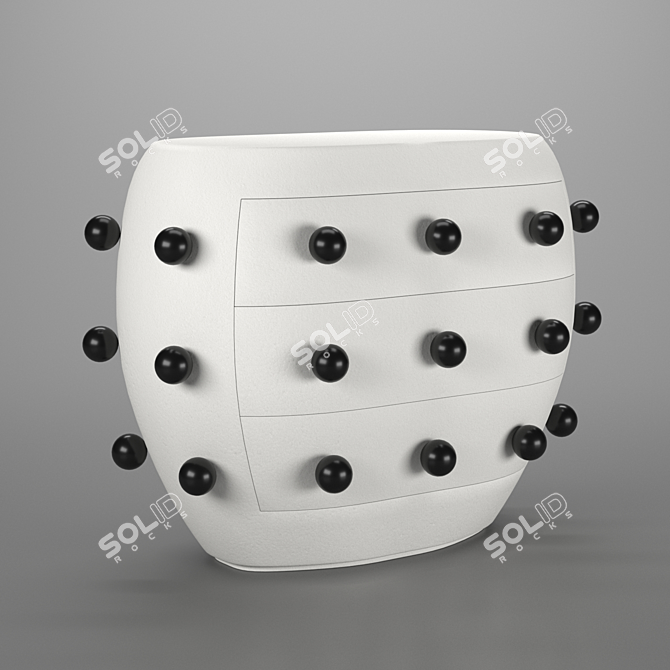 Kelly Wearstler POP Commode: Sleek and Stylish 3D model image 3