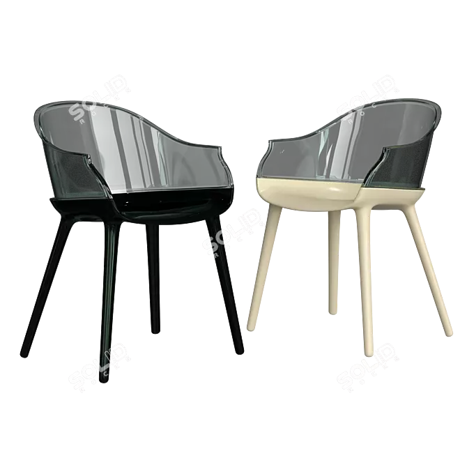 Modern 4union Dining Set 3D model image 2