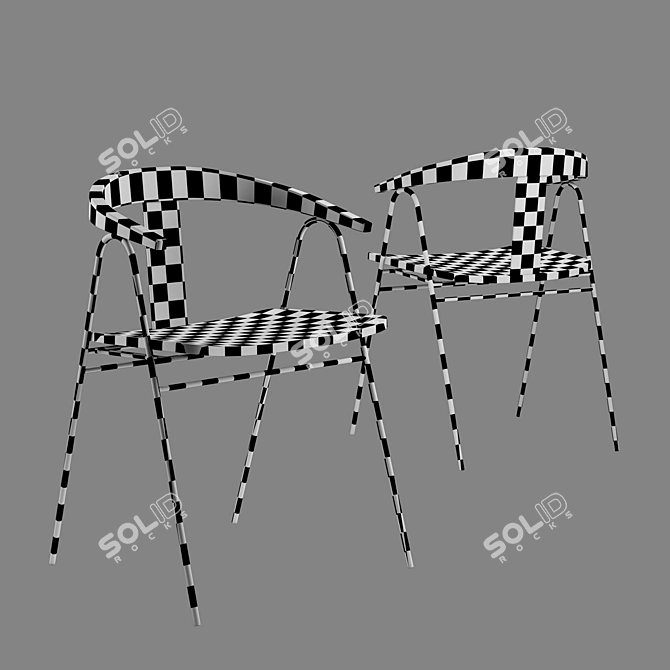 Title: LINO SJ Design UVE BM | Stylish Modern Chair 3D model image 4