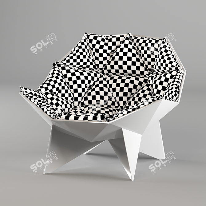 Geometry Luxe Chair 3D model image 5