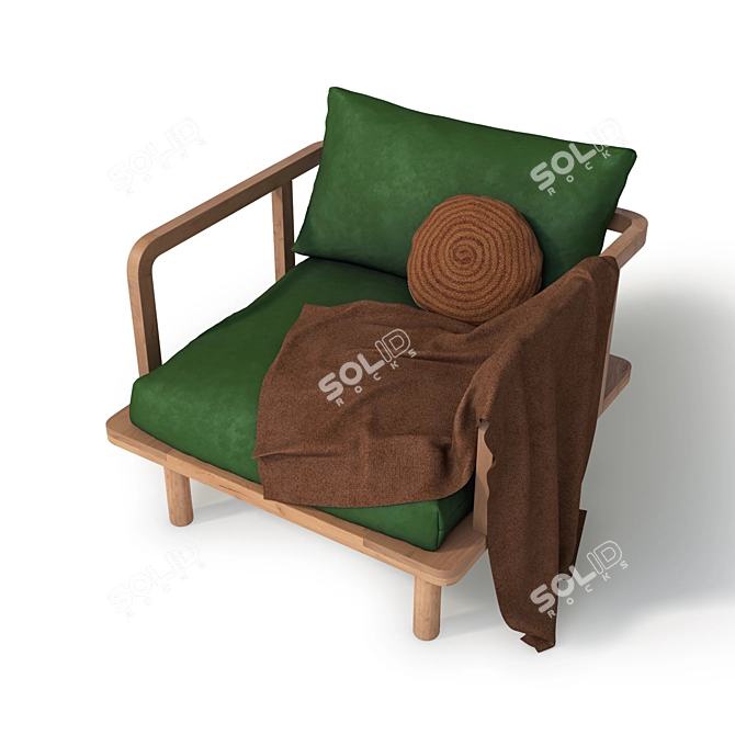 Ethnic Dreamer Armchair by Pop & Scott 3D model image 2