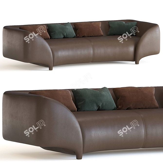 Elegant Minimalist Vincenzo de Cotiis 3D model image 1