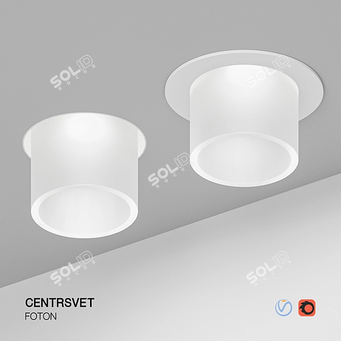 Foton Soft LED Spotlight 3D model image 6