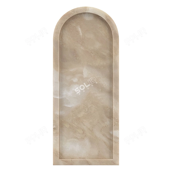 Elegant OM Arch Marble AM120 3D model image 1