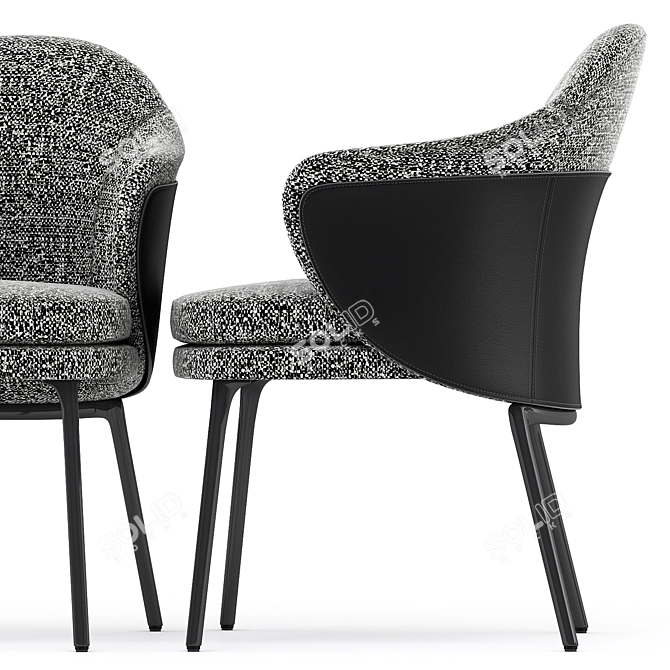 Elegant Angie Chair: Stylish Design 3D model image 3