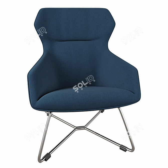 Italian Comfort: Ray Lounge Seating 3D model image 2