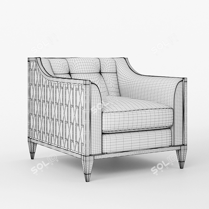 Elegant Caracole Chair-ish Chair 3D model image 2