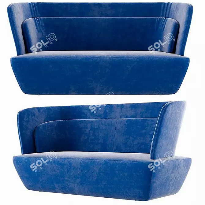 EmmeBi Soho Italian Sofa 3D model image 1