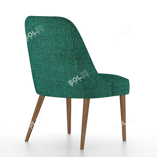 Green Fullam Dining Chair: Stylish and Made in USA! 3D model image 3