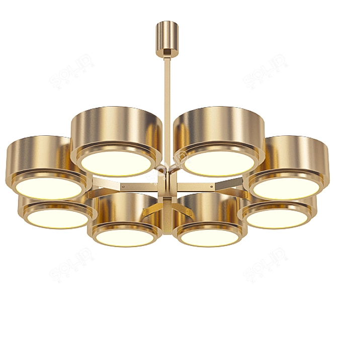 Modern Glass Pendant Lights 3D model image 4