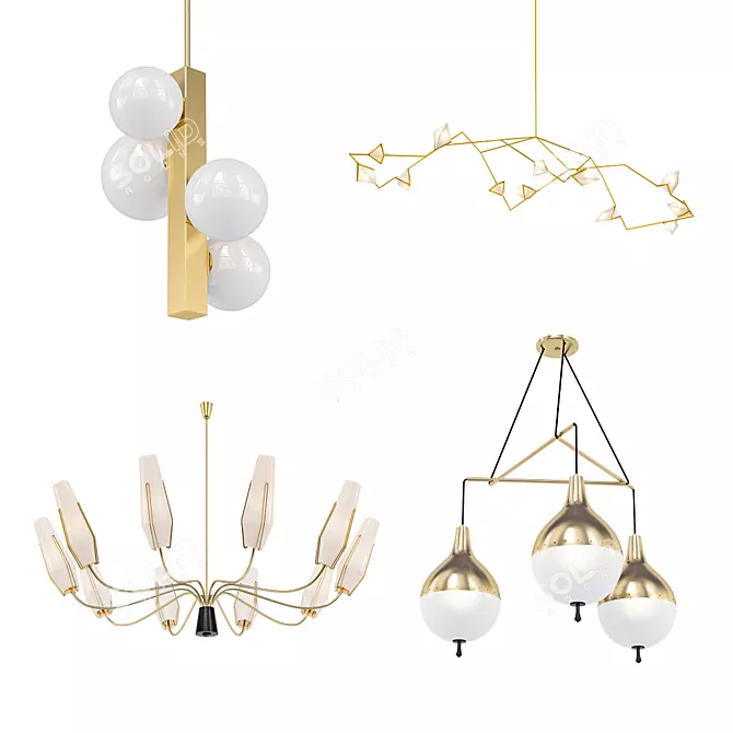 Modern Lighting Collection 3D model image 1