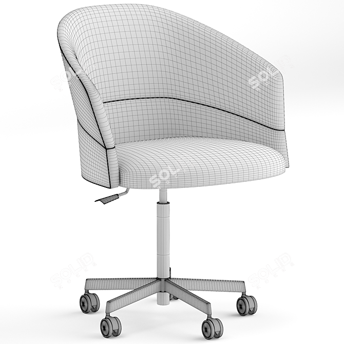 ErgoFlex Copa Office Chair 3D model image 3