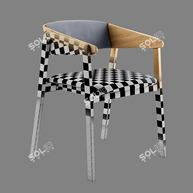 Modern Lino Upholstered Seating 3D model image 3