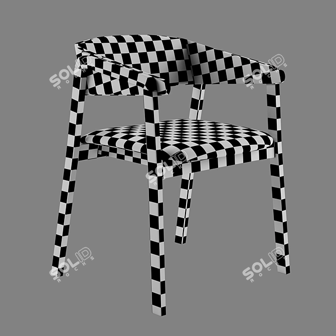 Modern Lino Upholstered Seating 3D model image 5