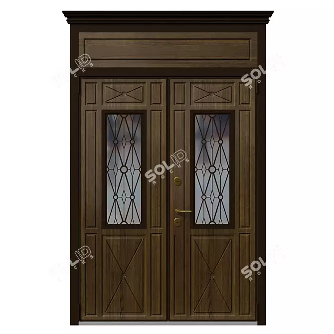 Om TermoWood: Stylish and Secure Doors 3D model image 2